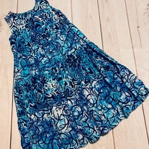 Blue Floral Boutique Maxi Dress